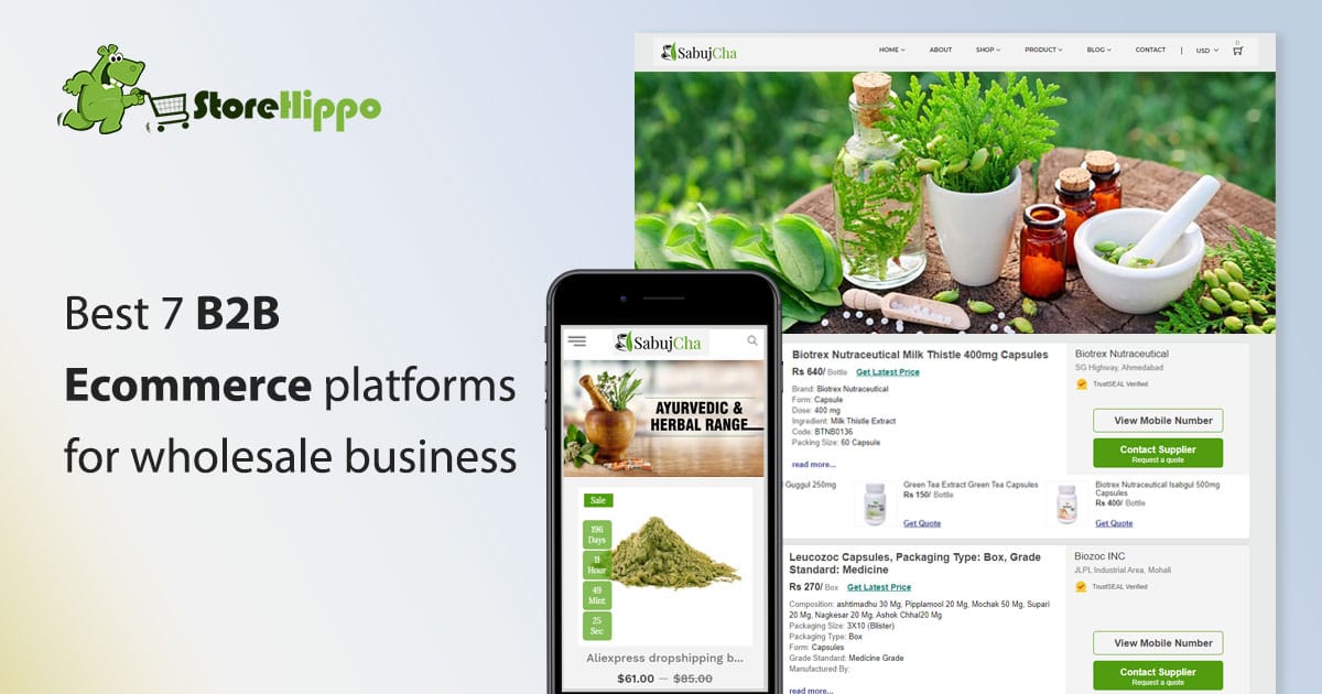 Top 7 B2B Ecommerce Platforms Comparison | StoreHippo