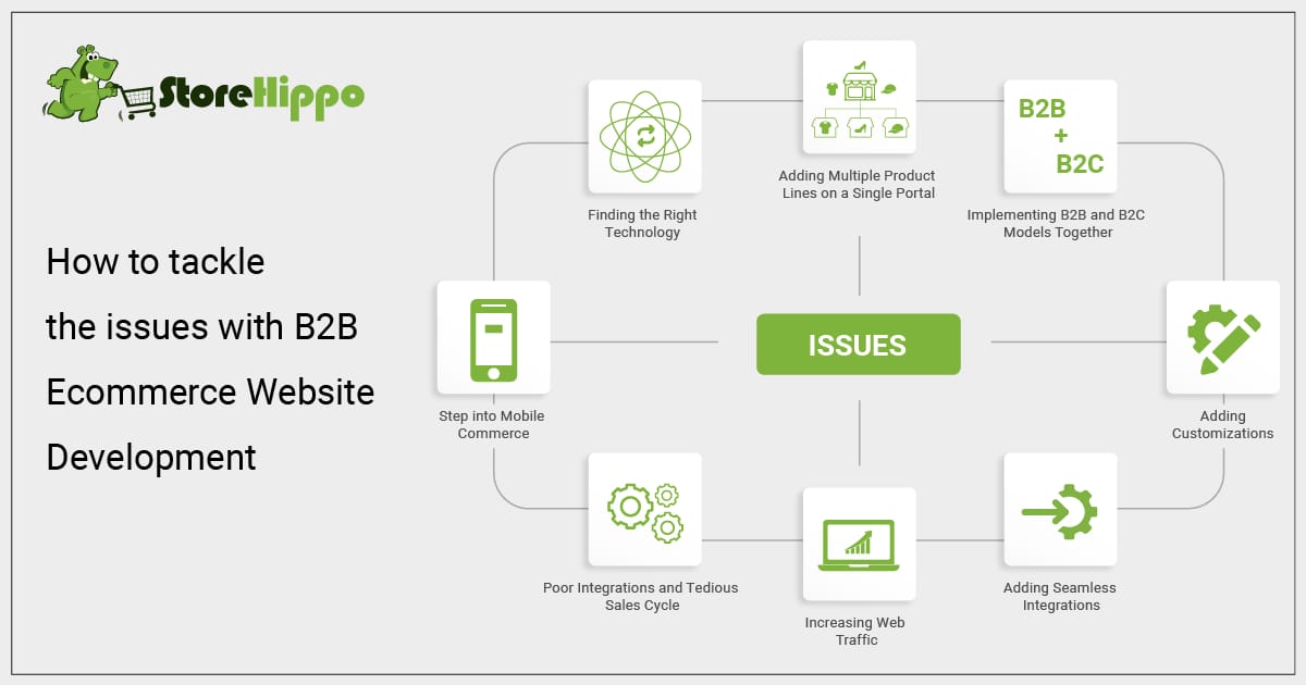 8 Nagging Issues of B2B Ecommerce Website Development | StoreHippo