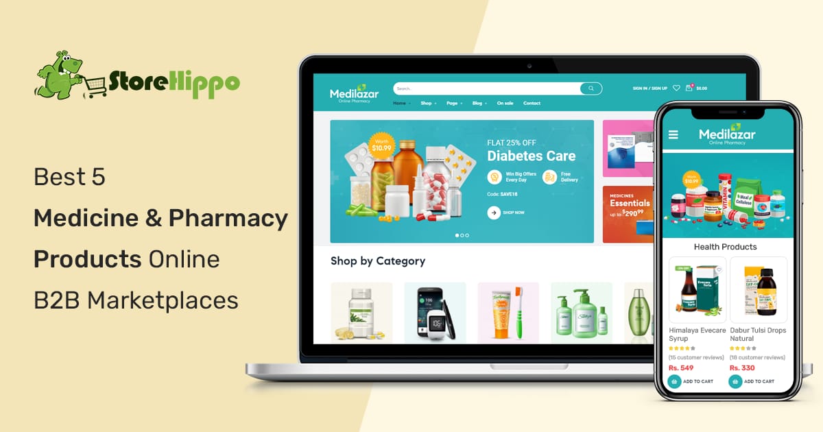 Top 5 Medicine and Pharmacy Products Online B2B Marketplaces | StoreHippo