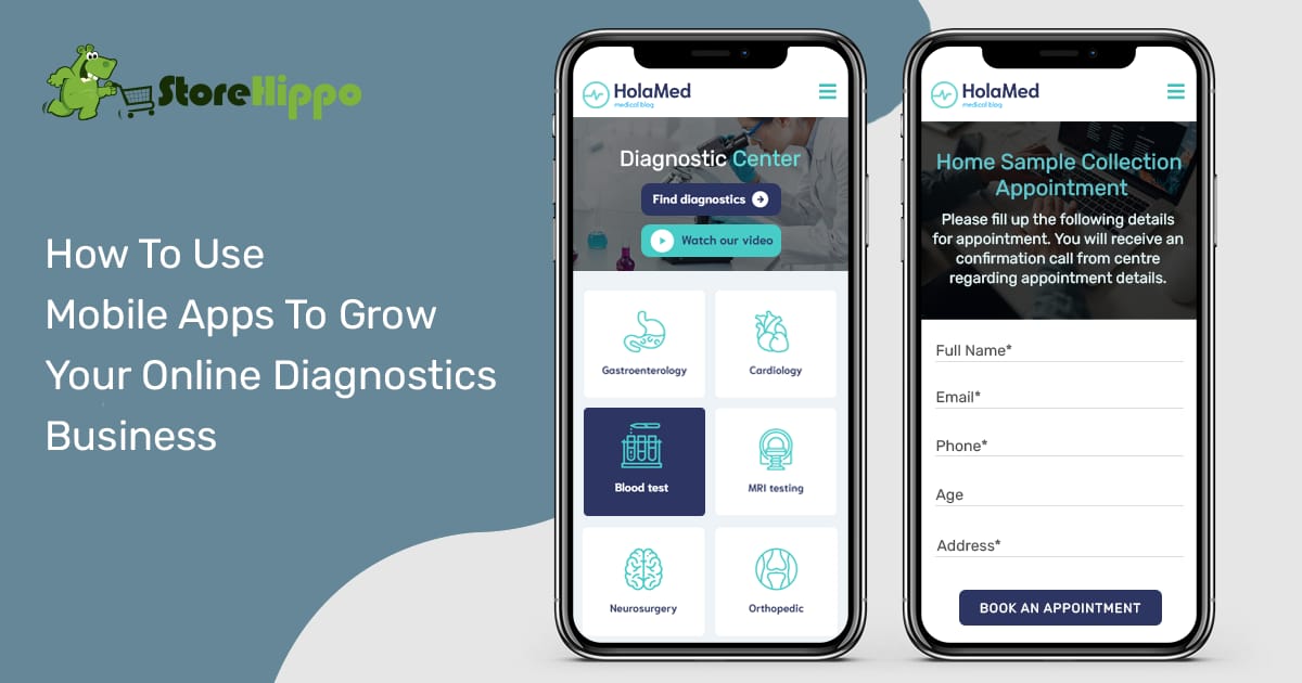 How To grow your online diagnostics business with Mobile Apps | StoreHippo