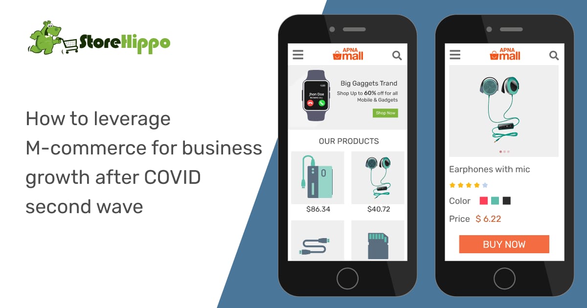 How m-commerce can help your business recover from Covid Second Wave|StoreHippo