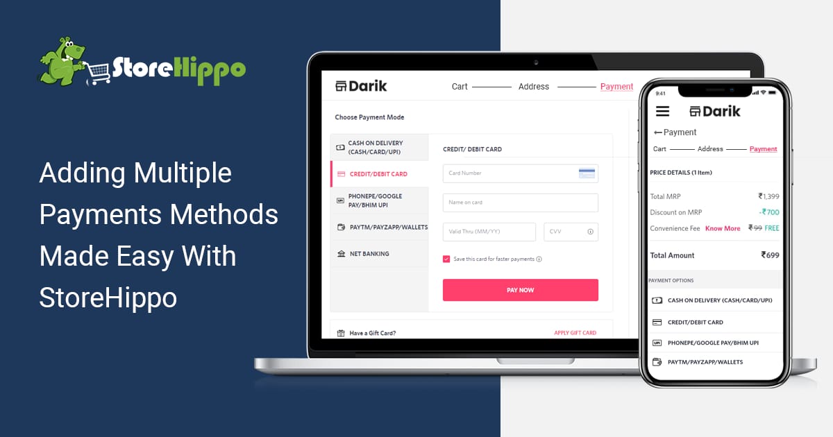 How to Set  Up Different Payment Methods on StoreHippo|StoreHippo