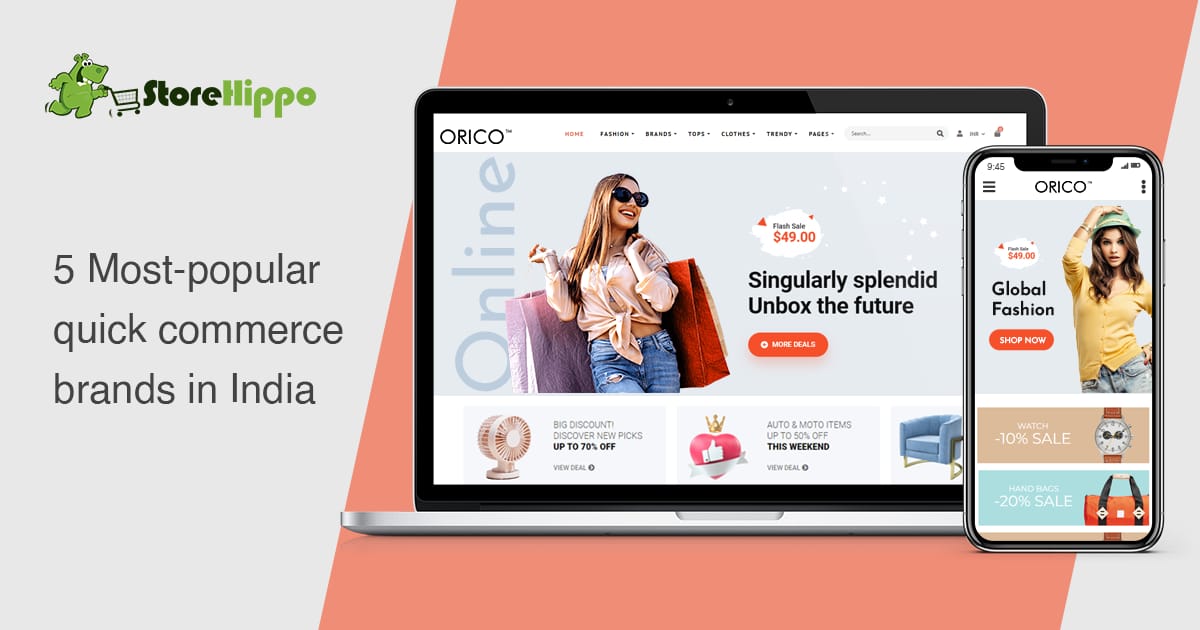 Top 5 quick commerce brands in India | StoreHippo