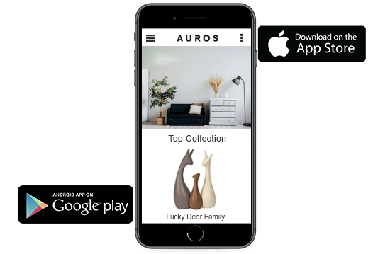 Android and iOS mobile apps for an online home decor store, built using StoreHippo ecommerce platform.