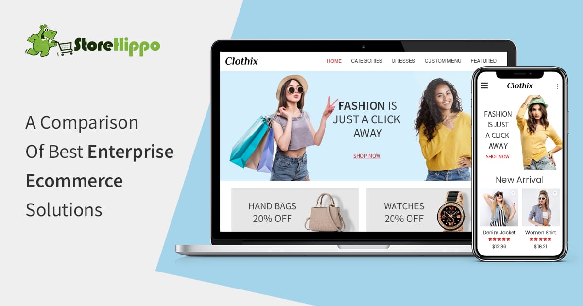 7 Best Enterprise Ecommerce Platforms Compared 2023 | StoreHippo