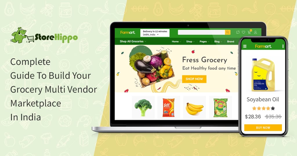 How to build a grocery multi vendor marketplace in India