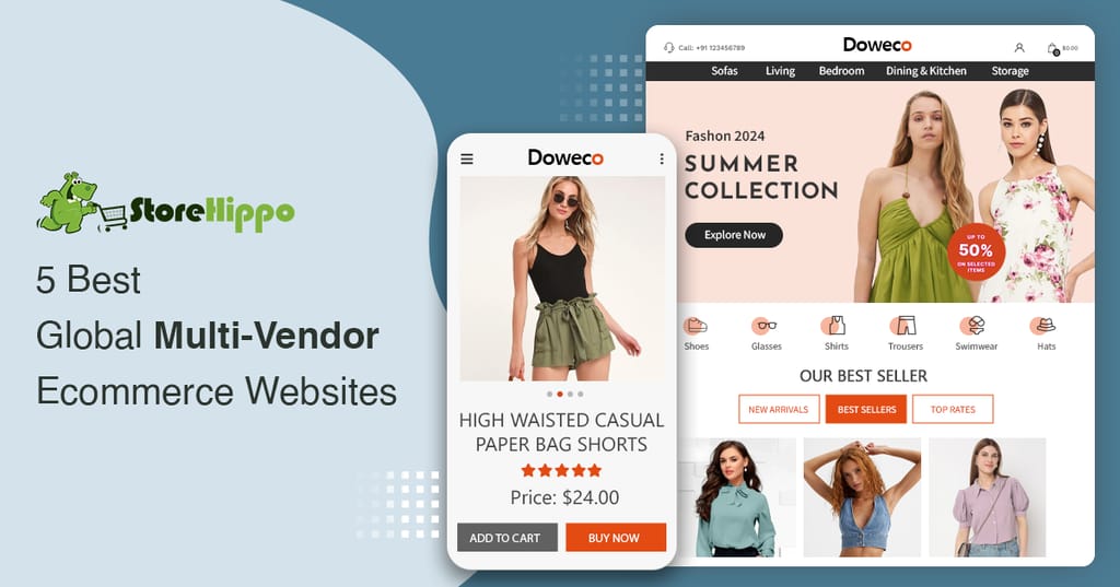 Top 5 world-famous International Multi-Location Multi-Vendor Ecommerce Websites  (and their success tips)