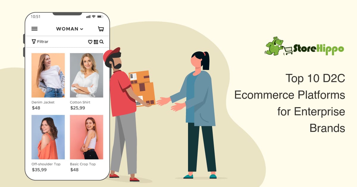 10 Best D2C Ecommerce Platforms to Build Your Enterprise Online Store 2025 | StoreHippo