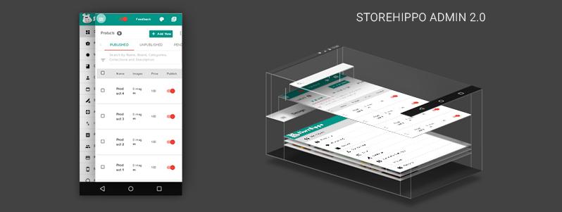 StoreHippo adapts #MaterialDesign, launches Admin 2.0