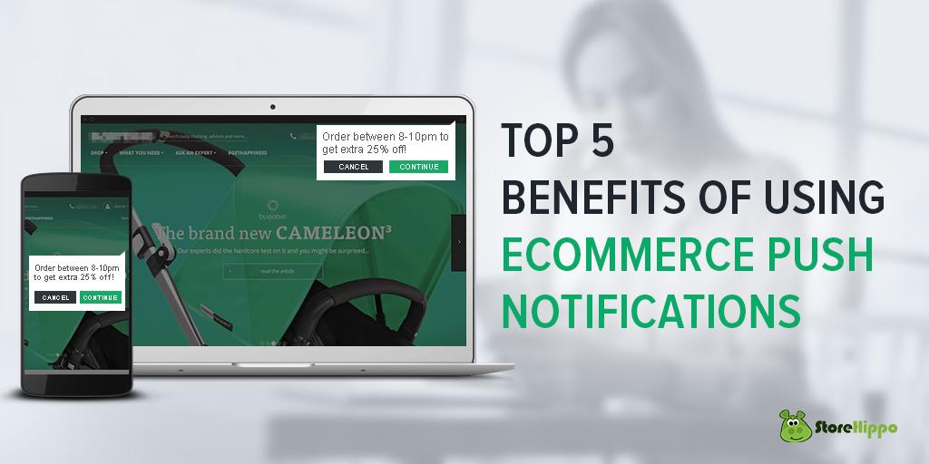 Pros of using ecommerce PUSH notifications for ecommerce