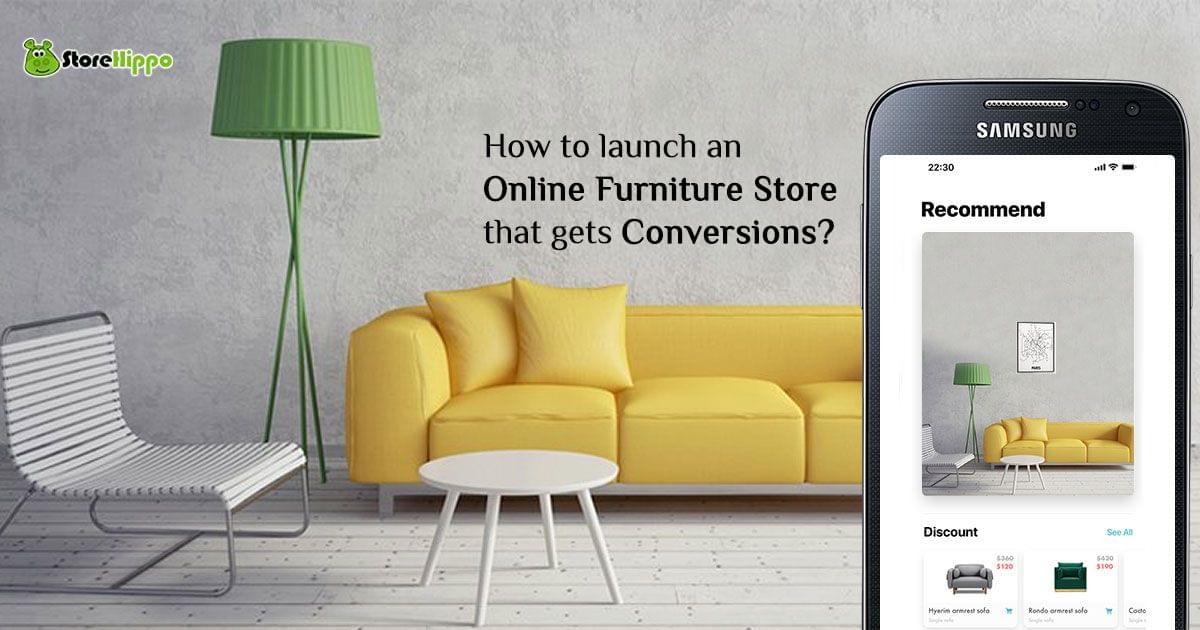 How to launch an online furniture store that actually sells