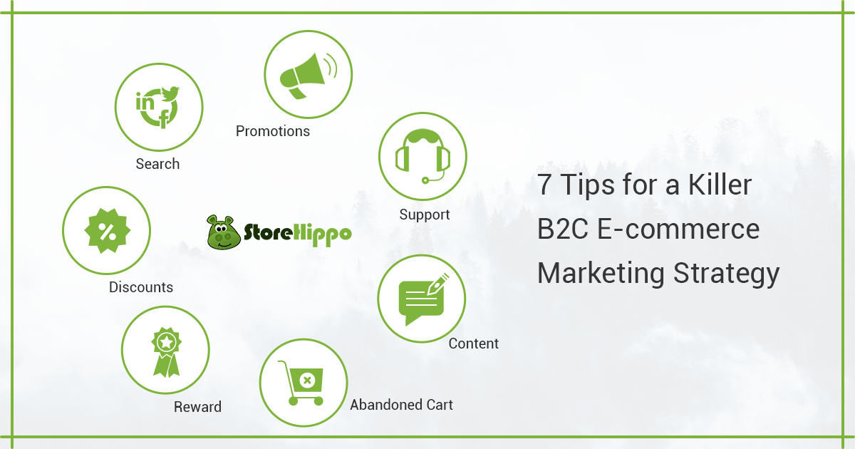 7 Strategies to improve your B2C e-commerce marketing