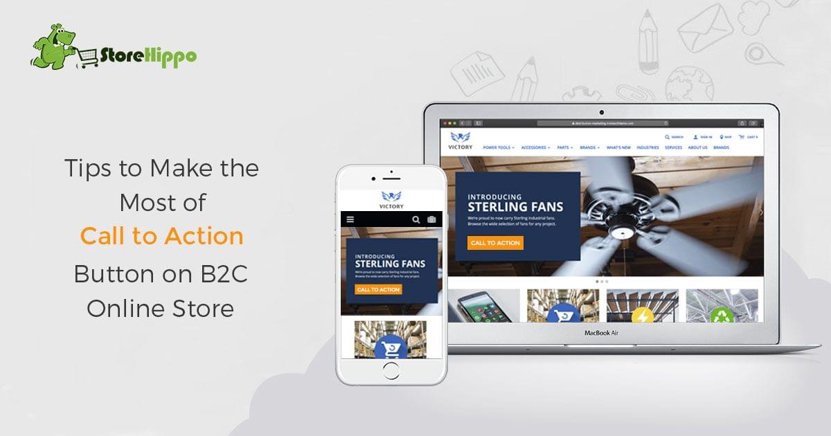 How to use CTA Button to boost B2C e-commerce business | StoreHippo