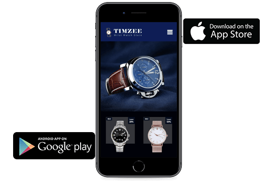 StoreHippo ecommerce platform helps in building Android and iOS mobile apps for online watches store.